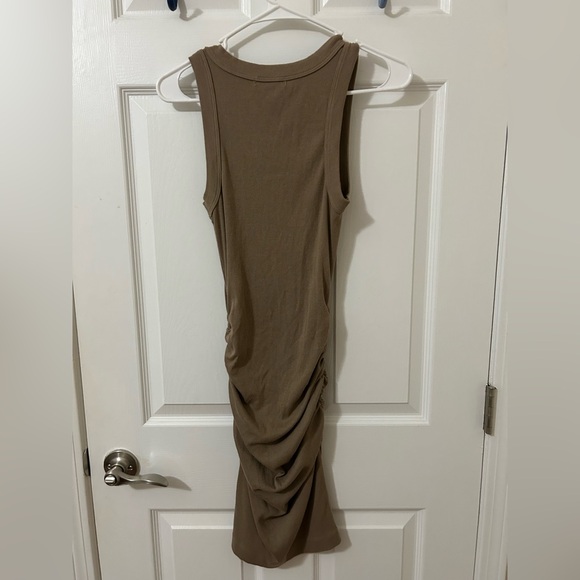 Michael stars demi ribbed dress XS cobblestone - Picture 3 of 10